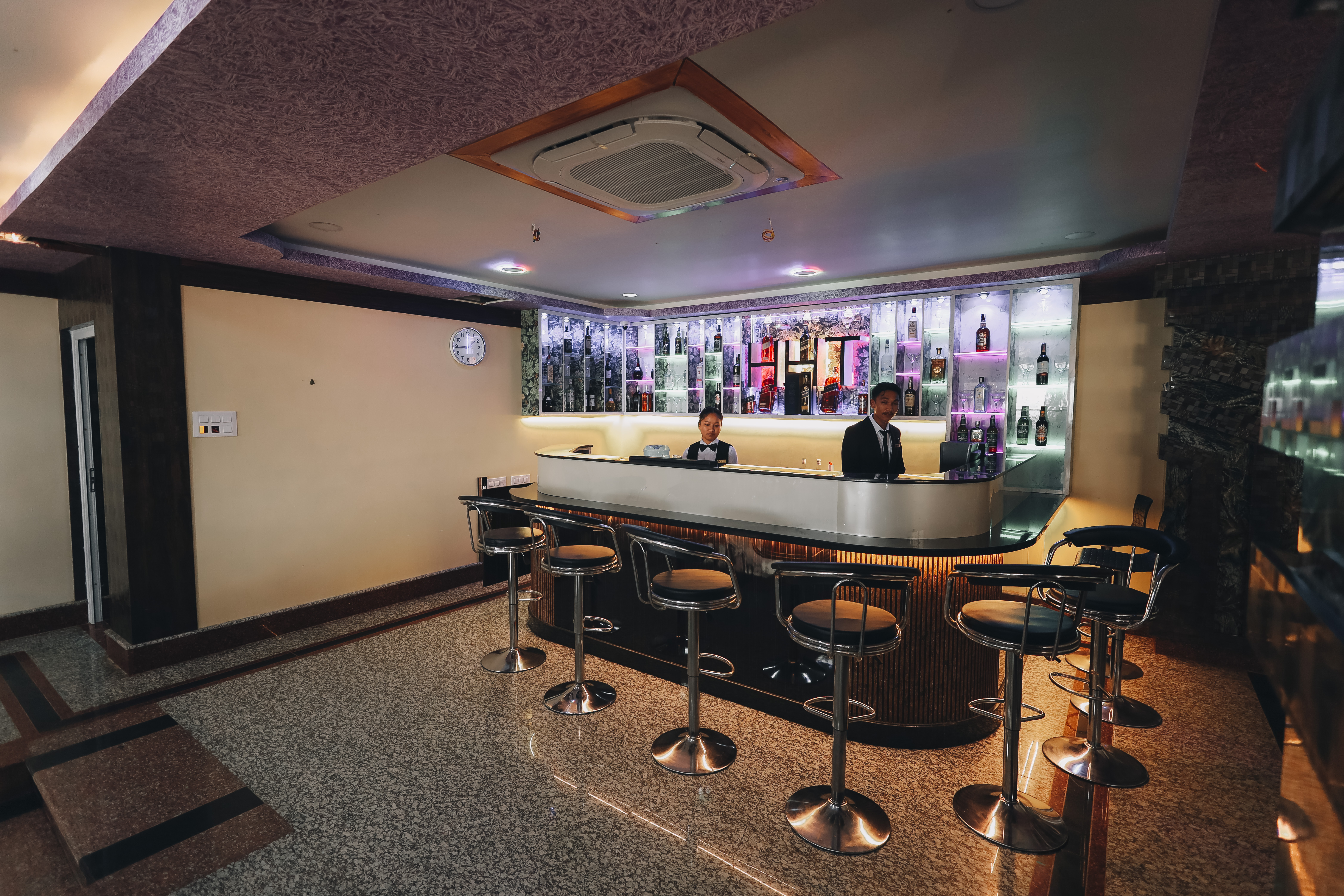 Bar area